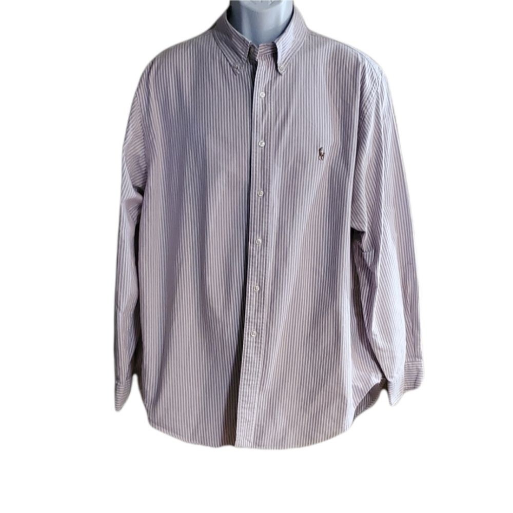 Polo by Ralph Lauren Vertical Striped Classic fit longsleeve dressy buttondown